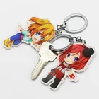 2019 wholesale cheap custom cartoon anime charm acrylic keychain for Promotion gift