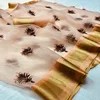 Exclusive indian designer fancy organza saree / traditional wholesale printed party wear silk saree in india for women