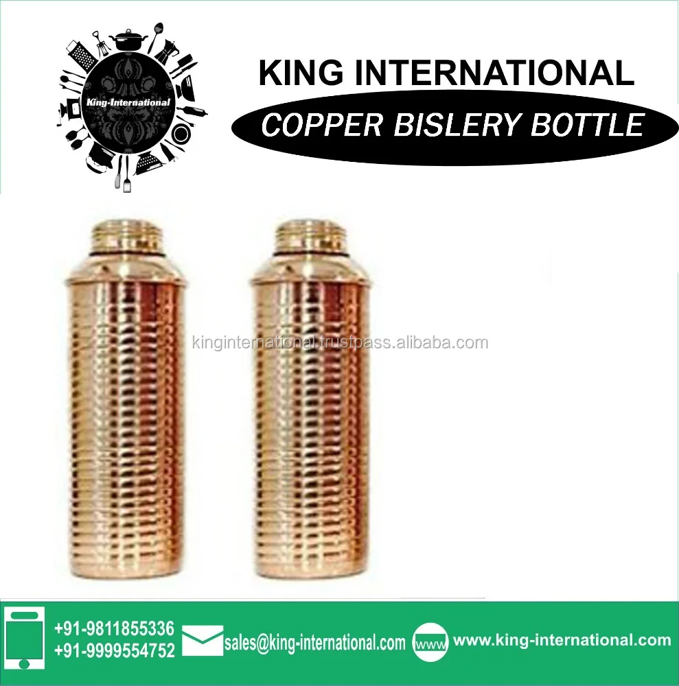 copper thermous bottle with glass