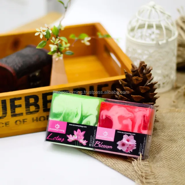 square bar soap gift set of eccomornng natural handmade soaps
