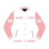Pink Sleeve Letterman Varsity Jacket Girls Style
