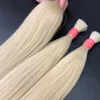Top quality human natural bulk hair #60 with best price, no tangle, so shedding, silk and soft