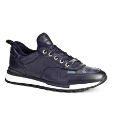 Leather Men Casual Sneakers Shoes 460E1181