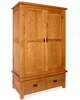 oak wardrobe with drawers/natural bedroom/oak furniture