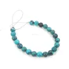 Special Offer !! 21 pcs Natural turquoise 5.5mm roundel smooth semi precious strand beads making for jewelry SI1041