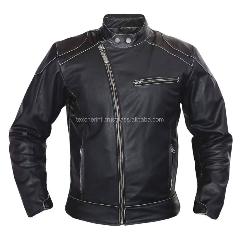 Moto uomo giacca di pelle