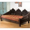 Indian Solid Wood Hand Carved Luxury Maharaja Sofa