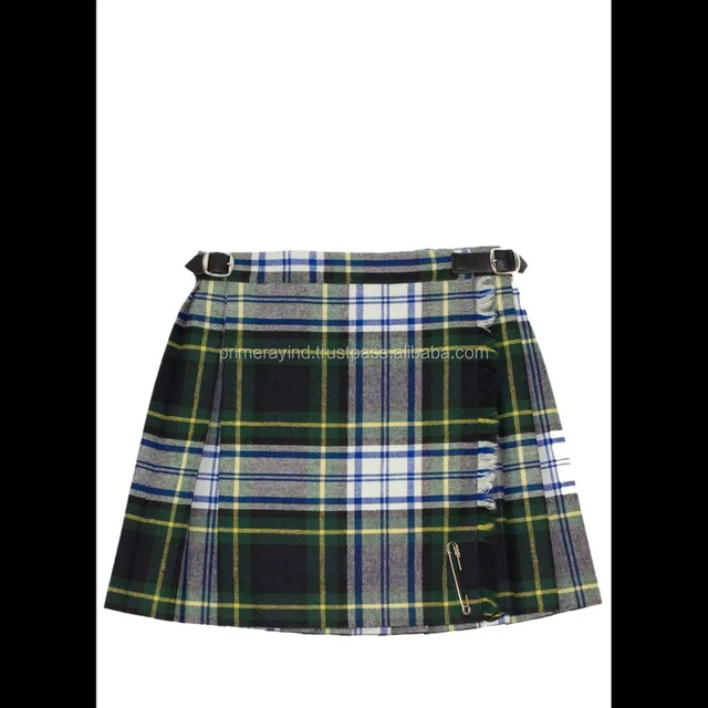 high quality children kids tartan traditional kilts skirt