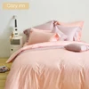 Hotel Quality 100% Cotton Berry Pink Solid Plain Dye Home Bedding Set