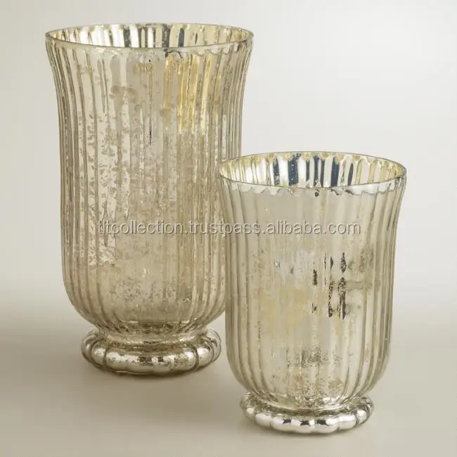gifts & crafts  holder  mosaic gold glass candle holder  450