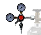 Dual Gauge CO2 Gas Regulator for Homebrew Soda Draft Beer Kegging Set Barbed CO2 High Pressure Regulator 0~2000psi