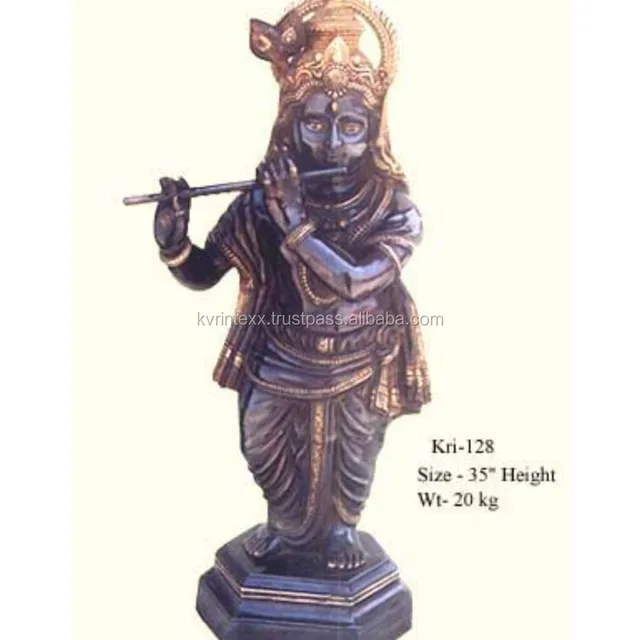 bronze krishna statue