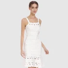 L1622 European Evening Wear White Girls Puffy Party Prom Dress 2018
