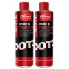 New formula ISO9001 Super brake oil dot 5 8 plastic bottle for brake fluid dot 3 4 additives lubricant bottle