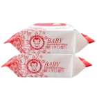 2019 wholesale new born baby products Natural cotton individually wrapped personal hygiene wet baby wipe