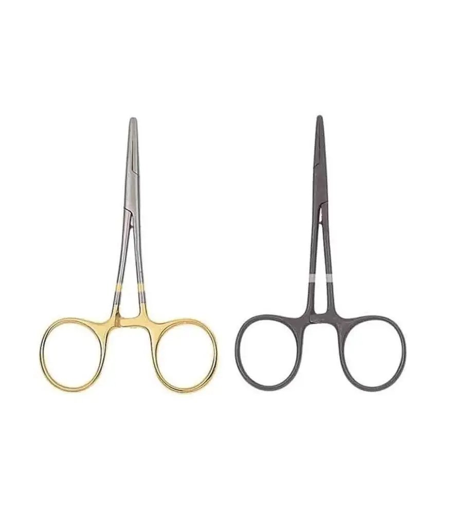 fly fishing forceps hemostats clamps satin/ polish finishing