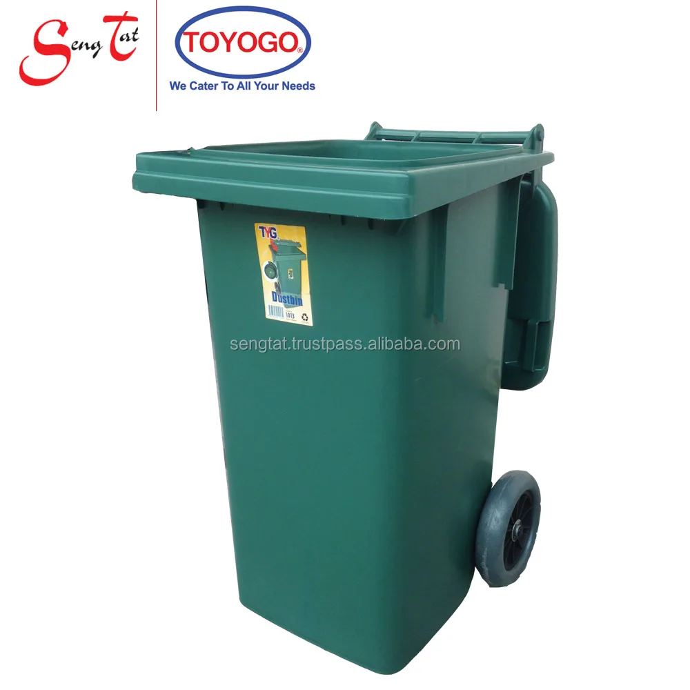 120 litres diy easy to clean and maneuver round corners dustbin