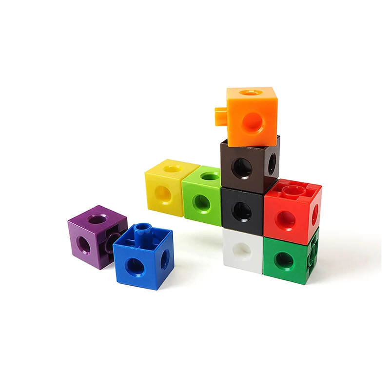 plastic building cubes