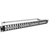 1u rack mount cat6 ftp empty panel for network