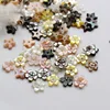 Trending products river shell mother of carved pearl flower mother of pearl flower beads 6-12mm