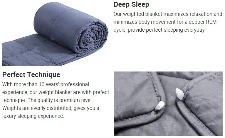 custom weighted blanket size of adult queen helps maximize