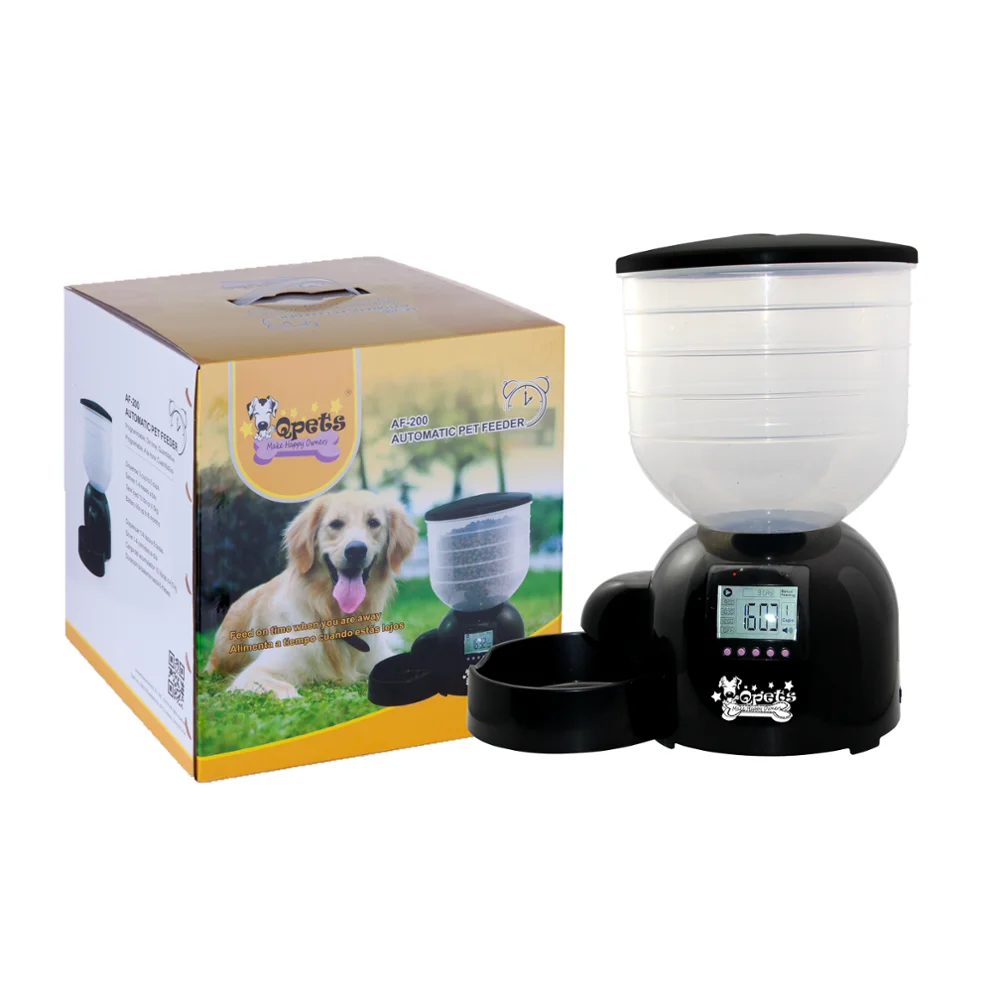 Large Capacity Programmable Pet Food Dispenser 10 Lbs Healthy