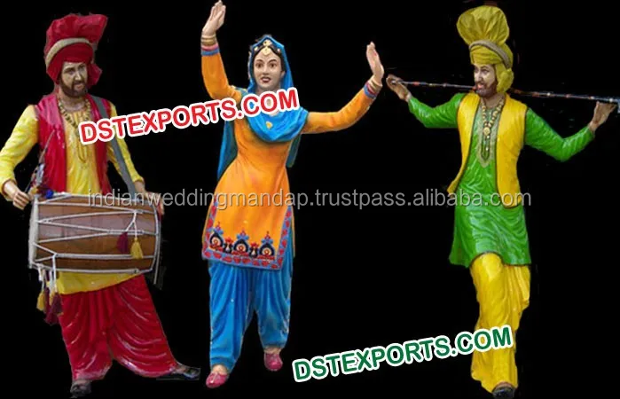 product name  rangla punjab fiber frp statues color as per
