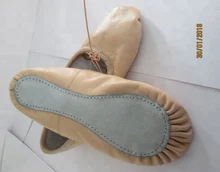 Ballet Shoes Silk Flat Flat Heel Non Customizable Dance Shoes Camel / Red / Pink / Indoor
