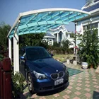 out door polycarbonate solid sheet used aluminum frame two car shelter for carport,carports for sale polycarbonate carport tent