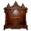 Wooden Temple For Home - wooden temple design manufacturer exporter Jaipur