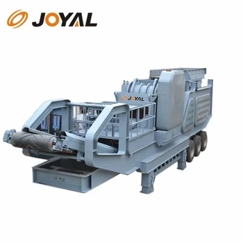 JOYAL PE750*1060 mobile stone jaw crusher price/mobile stone crusher plant
