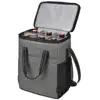 Custom promotional 6 bottle insulated wine carrier bag wine cooler bag