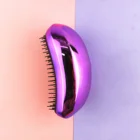 mini pocket plastic comb scalp massage extension custom logo bling detangle hair brush