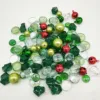 Wholesale Colored clear transparent Solid Flat Glass Gems Loose Beads For Christmas Decoration