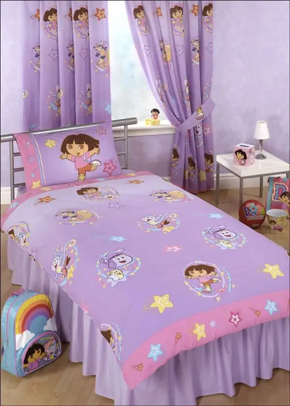 lilac kids bedding