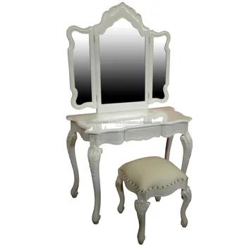 French Furniture Dresser White Painted Furniture Dressing Table