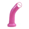 XISE sex toy dildos factory XS-OWB10001 Strap-On silicone dildo wholesale price 7.87 inch lifelike Curved dildo for women