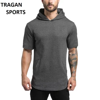 muscle fit hoodie men's