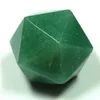 Natural Green Jade craved Stone Icosahedrons whiskey sipping stone
