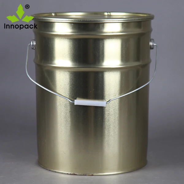 red metal pail picture