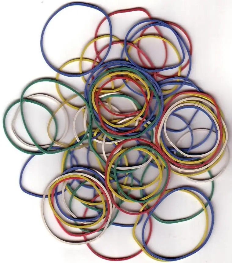 70% low price rubber bands