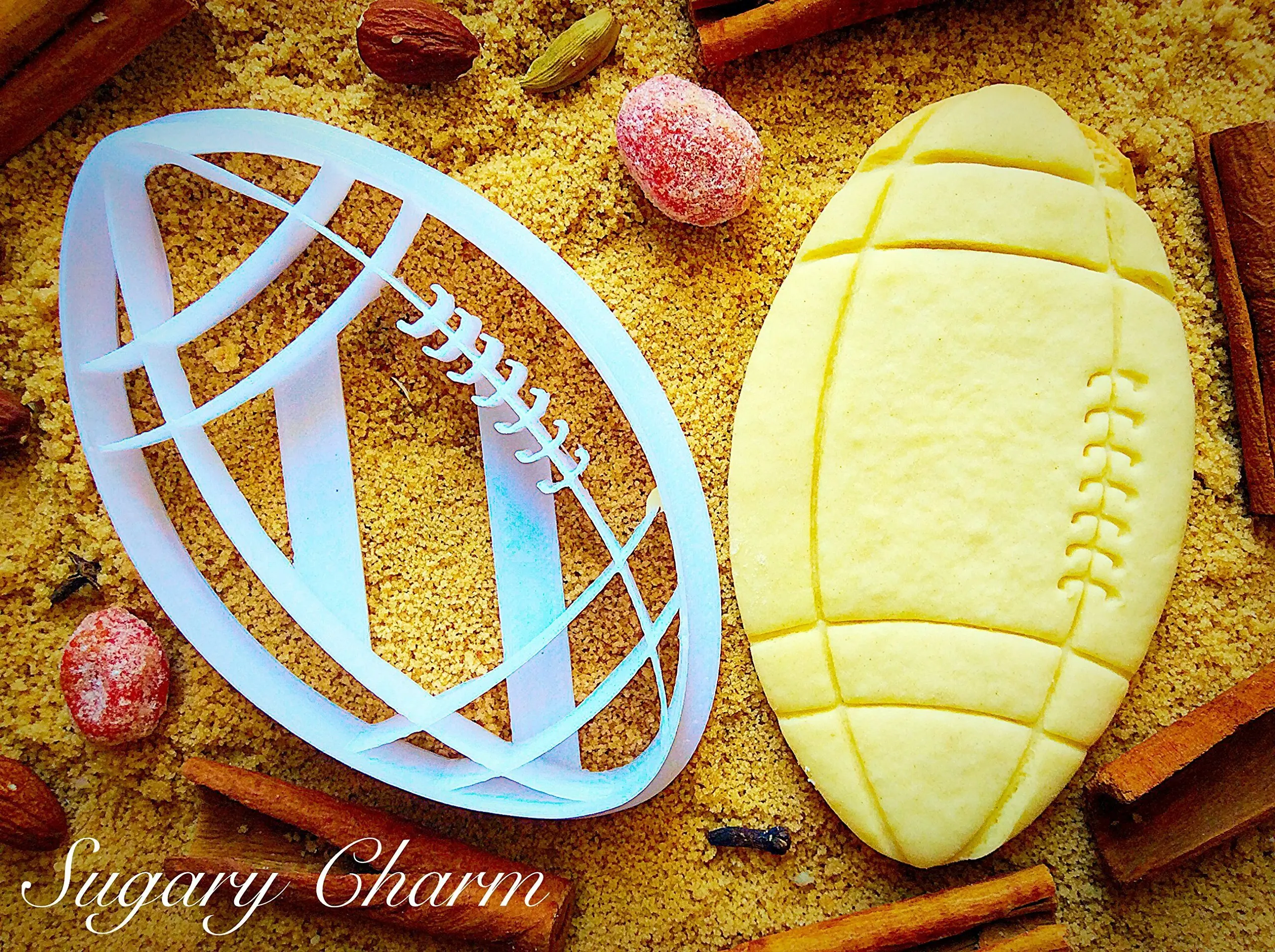 football ball cookie cutter