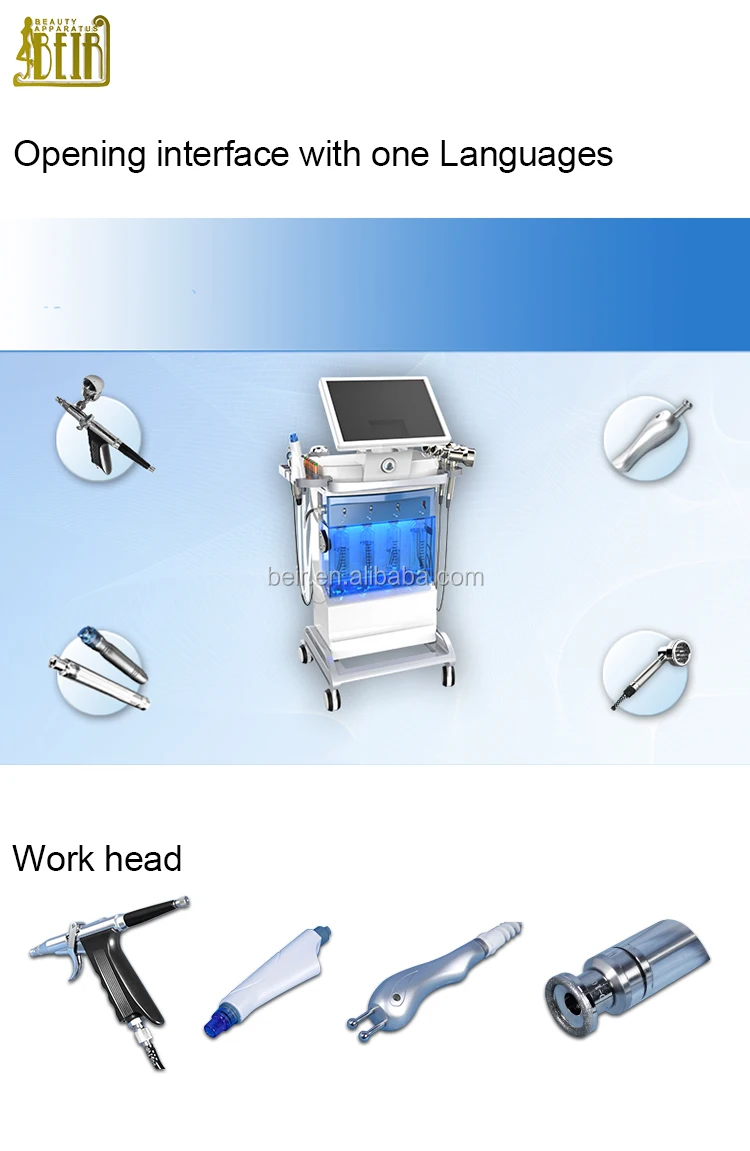 Beauty salon equipment oxygen jet peel spa machine