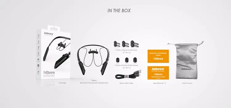 Professional Retractable Magnetic Headset Bluetooth Neckband Headphones Noise Cancelling Wireless Running Earphones With Mic - ANKUX.COM
