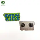 Customized letters hard enamel lapel pin making supplies with your idea