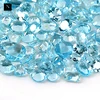 Genuine mixed faceted cut shapes & sizes 100% natural diy gems blue topaz loose gemstones
