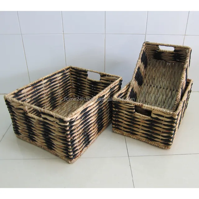 water hyacinth or seagrass new product natural hand fruit basket