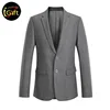 BSCI 2019 New design modern slim fit custom blazer price grey color men suit