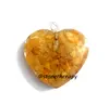 Beautiful Yellow Aventurine Heart Shape Orgone Pendants | Best Quality Orgone Pendants | Buy Online from Stonetherapy Exports