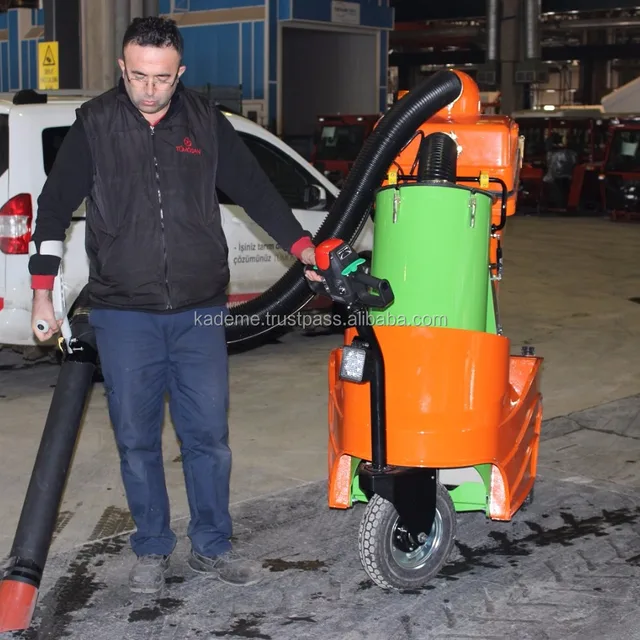 battery operated electric road sweeper and litter picker